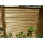 Level Top Tongue and Groove Effect Fence Panel Horizontal Panels - All Sizes
