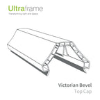 Ultraframe Chambered Glazing Bar Top Cap