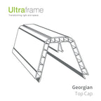 Ultraframe Chambered Glazing Bar Top Cap