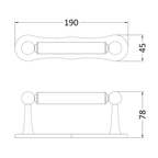 Traditional Toilet Roll Holder - Closed