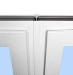 90"x20" Triple Sash European uPVC Tilt and Turn Window