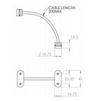 Fixed Window Cable Restrictor
