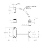 Key-Locking Window Cable Restrictor