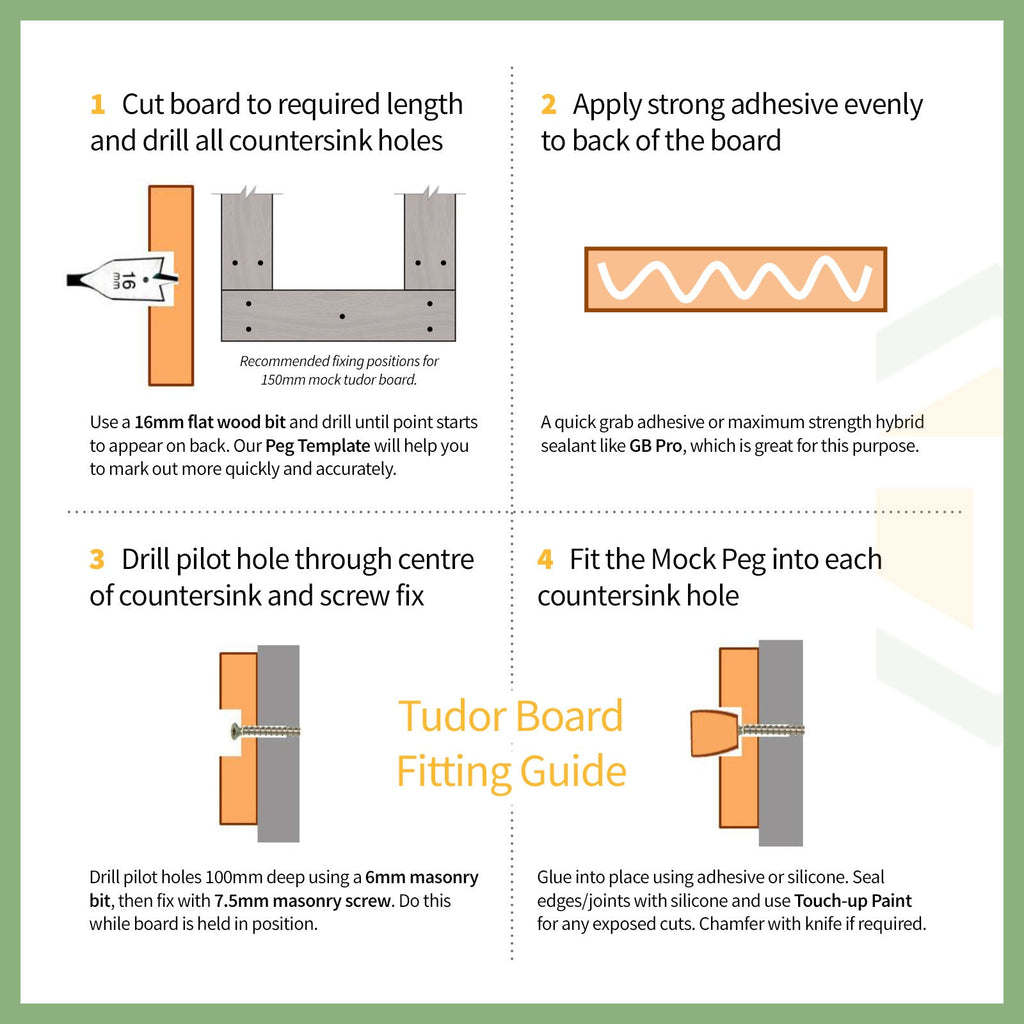 Mock Tudor Board Peg Board