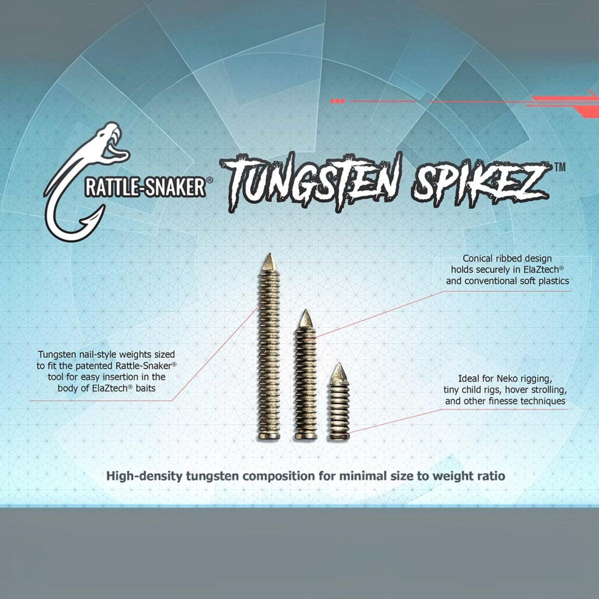 Z-Man Rattle-Snaker Tungsten Spikez