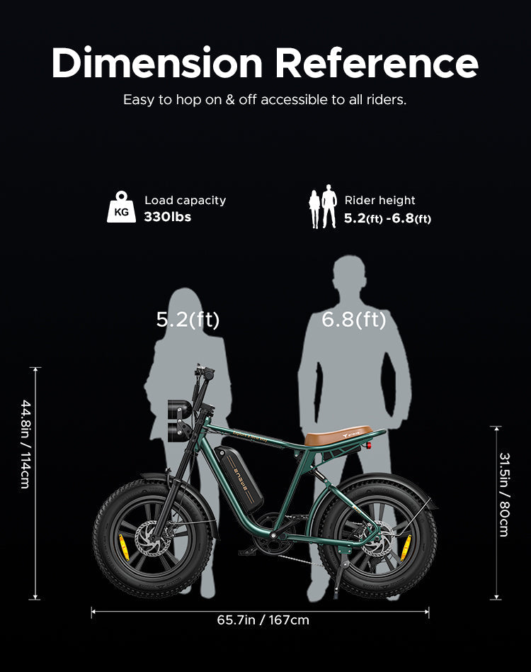 Engwe M20 Electric Bike Green
