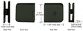CRL Junior Traditional Style Fixed Panel U-Clamp