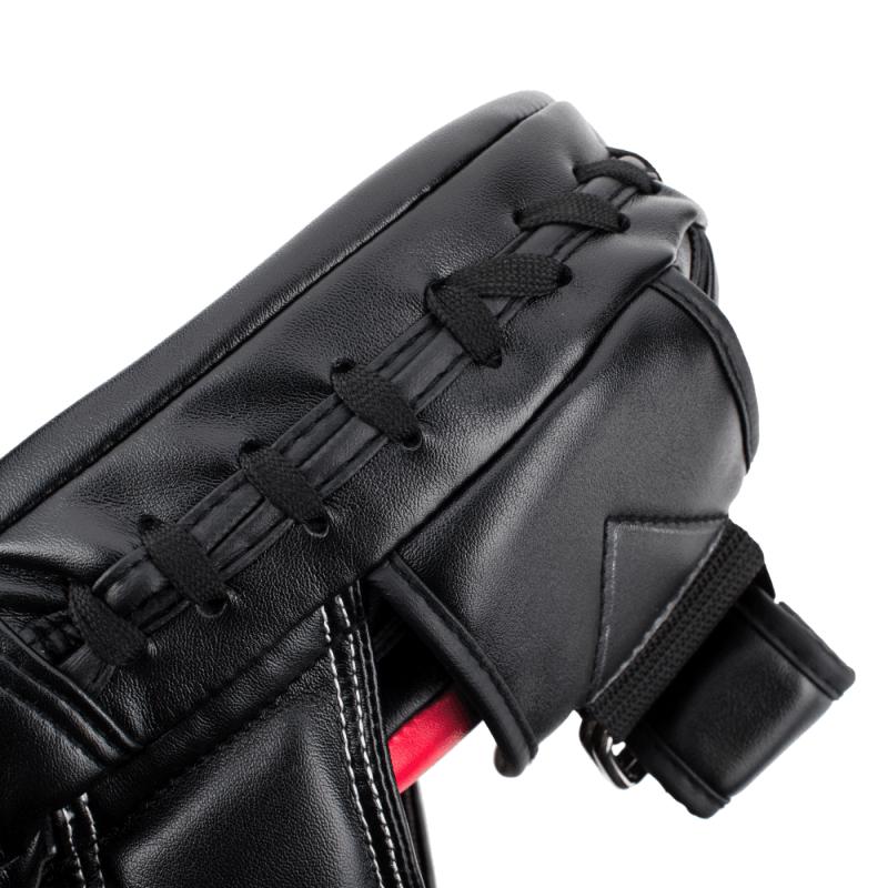 UFC Contender Long Curved Focus Mitts - Black and Red