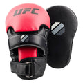 UFC Contender Long Curved Focus Mitts - Black and Red