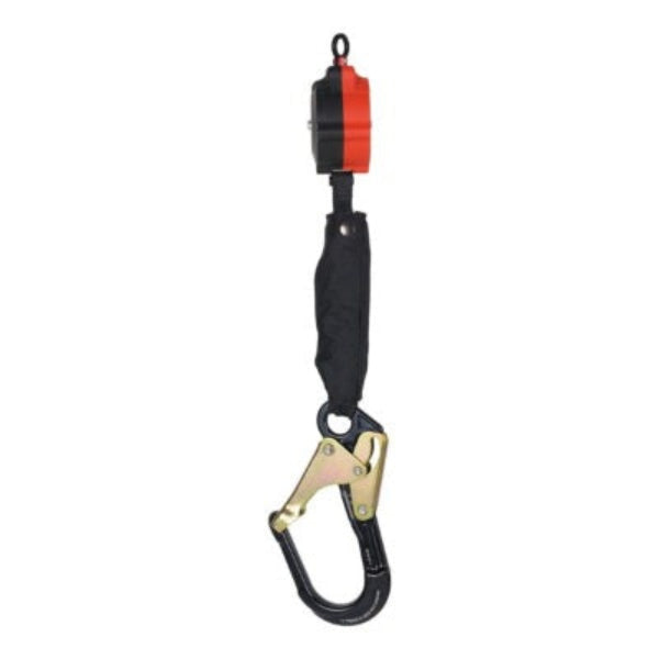 Micron Self Retracting Lifeline - Lrg Aluminum Rebar Hook w/ Steel Gate - 6ft