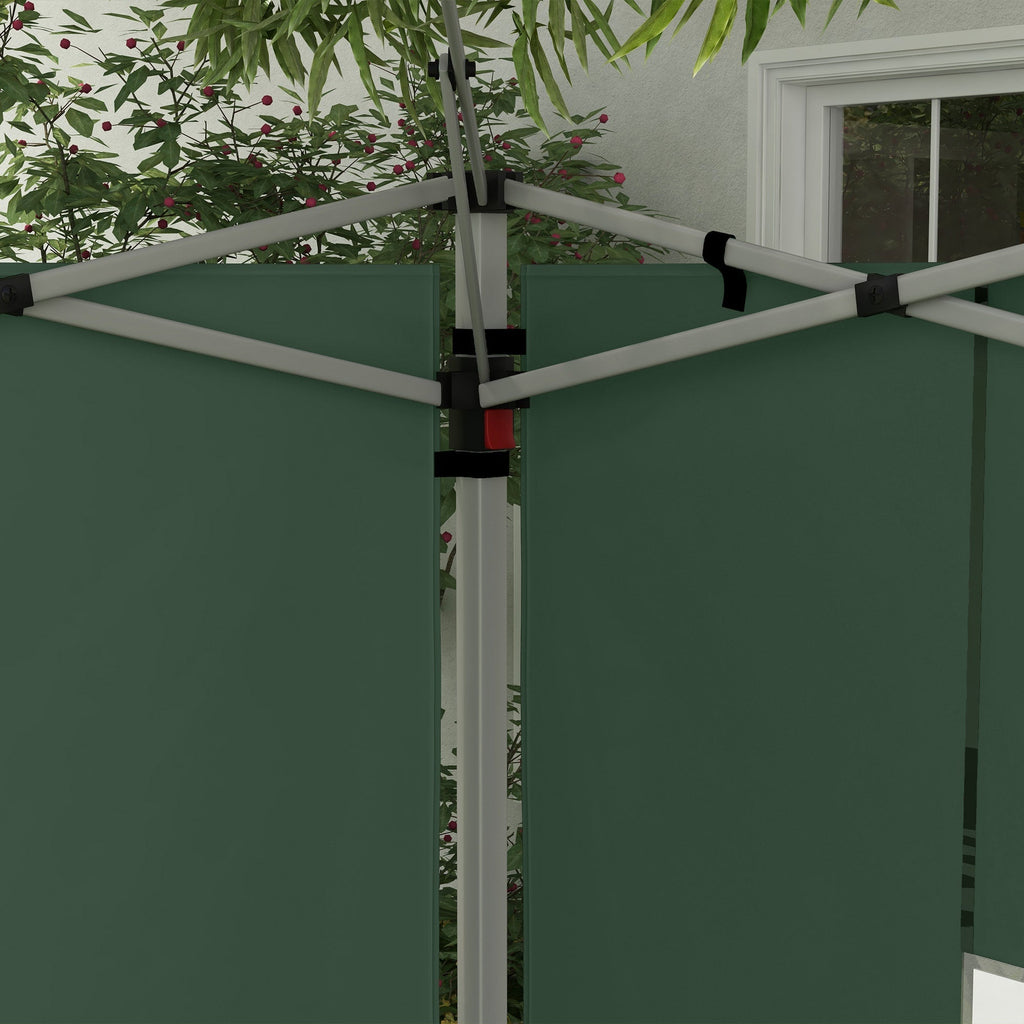 Gazebo Side Panels for 3x3(m) or 3x4(m) Pop Up Gazebo, 2 Pack Sides Replacement, Green