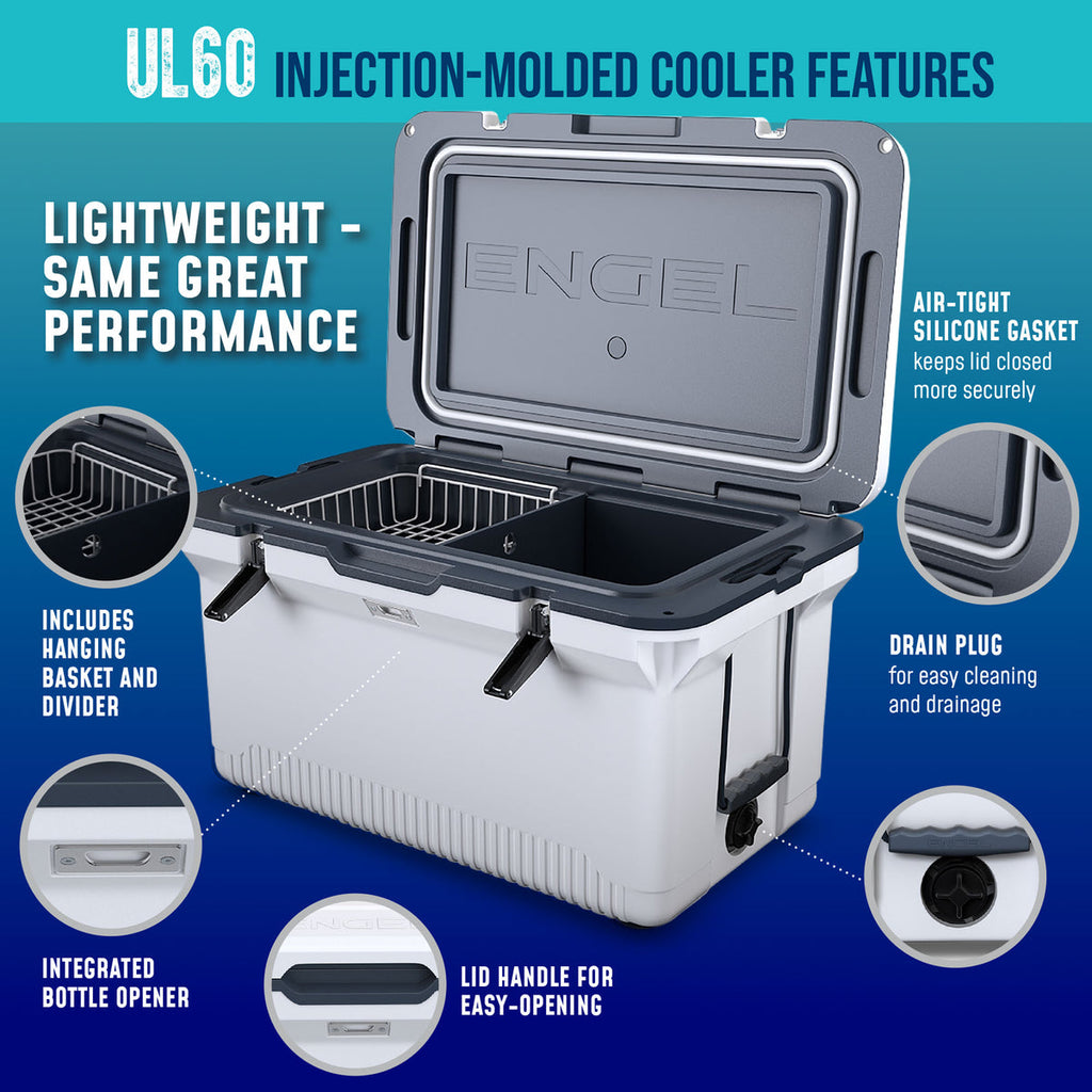Engel 60Qt UltraLite Injection Molded Cooler