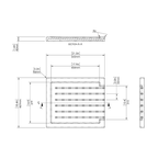 Rene Fireclay Sink Drainer with Tray - 545mm x 467mm
