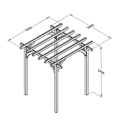 Forest Ultima Pergola - All Sizes