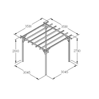 Forest Ultima Pergola - All Sizes