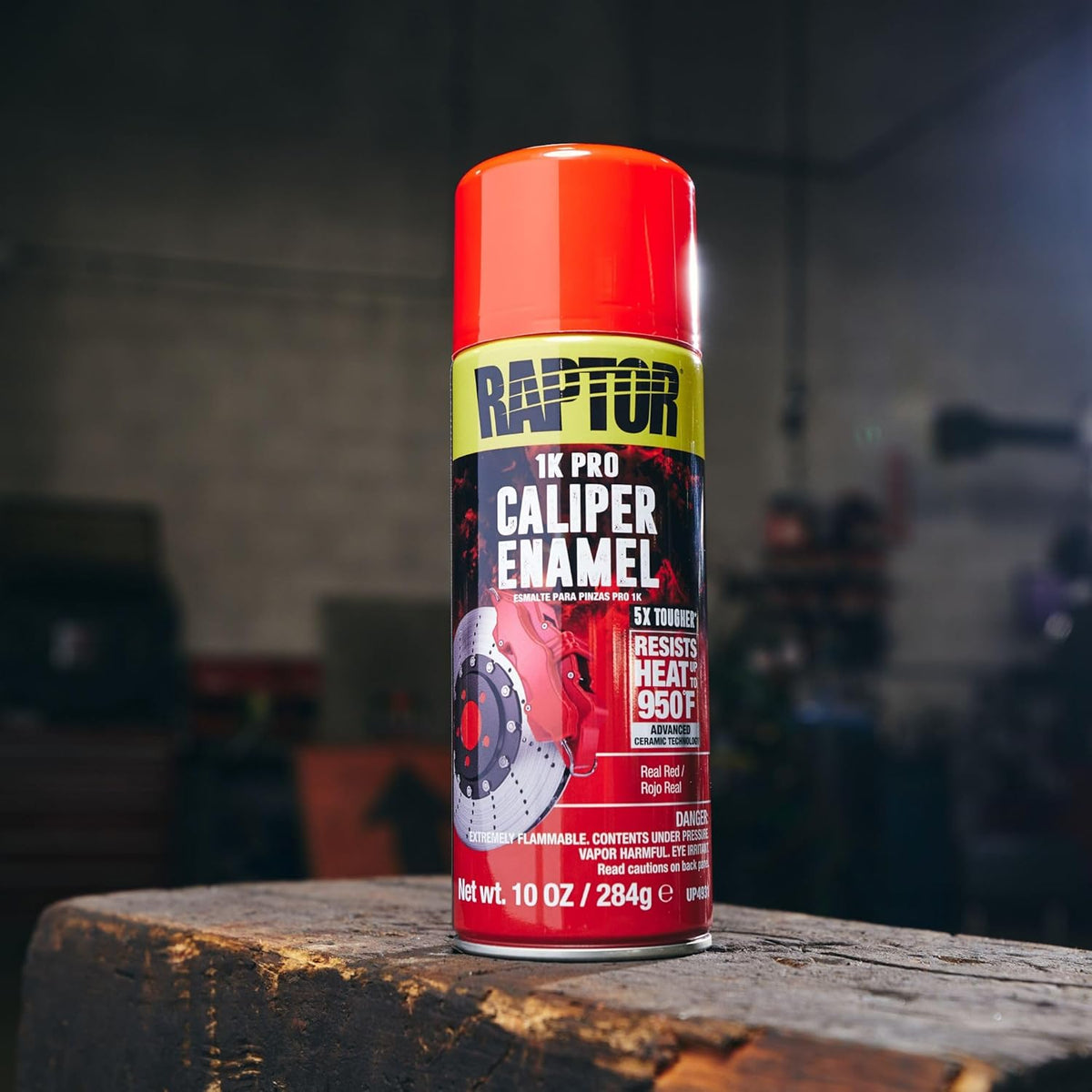 Caliper Enamel Spray, Professional Grade, Extra Tough, High Gloss Finish, Real Red