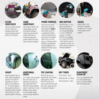 Tintable - U-POL Urethane Spray-On Truck Bed Liner Kit with included Spray Gun, 6 Quarts