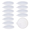 Pouring Masters 12-Pack Mixing Cup Lids for 12 Oz (350ml) Graduated Plastic Measuring Cup Lids - Storage Seal Top for Pouring Masters Automotive Paint Mixing Cups, Epoxy Resin, Art Supplies
