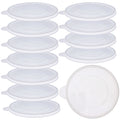 Pouring Masters 12-Pack Mixing Cup Lids for 64 Oz (2000ml) Graduated Plastic Measuring Cup Lids - Storage Seal Top for Pouring Masters Automotive Paint Mixing Cups, Epoxy Resin, Art Supplies