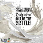 Pouring Masters Titanium White Ready to Pour Acrylic Pouring Paint - Premium 64-Ounce Pre-Mixed Fluid Acrylic Paint - Fluid Art Supplies for Canvas, Wood, Paper, Tile & Rocks