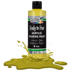 Pouring Masters Lemon Zest Metallic Pearl Ready to Pour Acrylic Pouring Paint - Premium 8-Ounce Pre-Mixed Fluid Acrylic Paint - Fluid Art Supplies for Canvas, Wood, Paper, Tile & Rocks