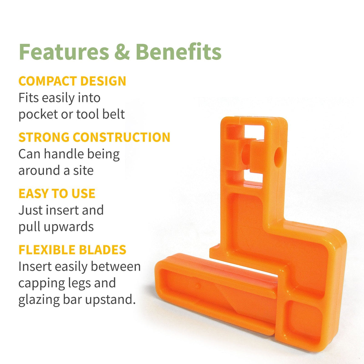 Ultraframe Glazing Bar Capping Removal Tool
