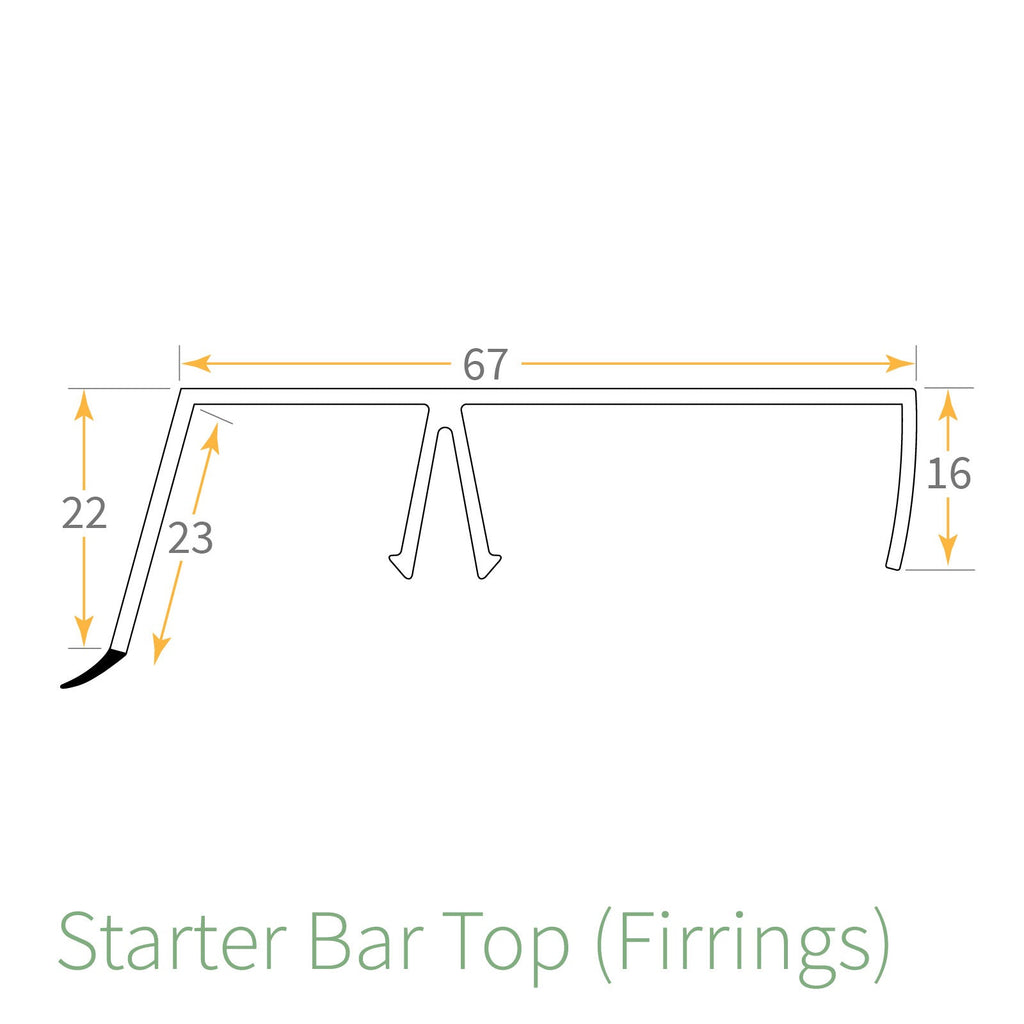 Ultralite 500 Glazing Bar Top Cap