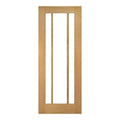 Norwich Unfinished Oak Bevelled Glaze Internal Door - All Sizes - Deanta
