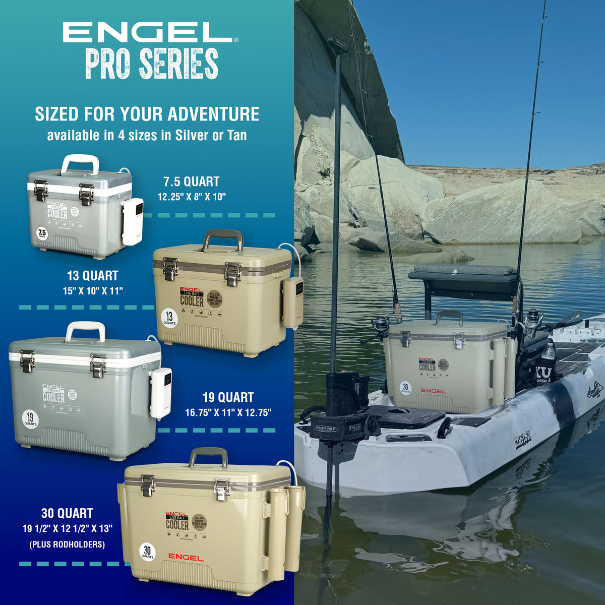 Engle 7.5Qt Live Bait Pro Cooler