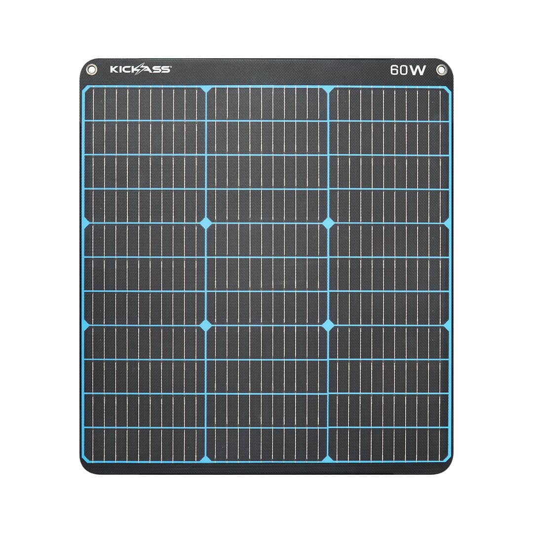 KickAss 12V 60W Premium Portable Solar Panel