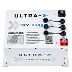 KickAss Smart 12V 230Ah Ultra-X Lithium Compact Deep Cycle Battery LiFePO4 - Arctic White