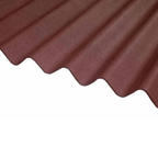 Corrugated Bitumen Roof Sheet Red 2m x 930mm x 2.2mm