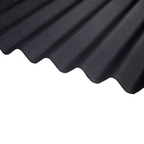 Corrugated Bitumen Roof Sheet Black 1m x 837mm x 2.2mm