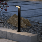 Outdoor Solar Bollard Ryse IP44 3000K 100lm Motion Sensor