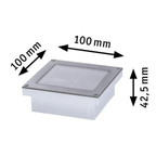 Outdoor Solar Floor RL Aron IP67 Insect Friendly PIR 10 x 10cm
