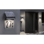 Outdoor Solar House Number IP44 Long Operating Time