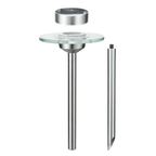 Outdoor Solar Spit UFO LED IP44 1x0.2W Steel/Plain