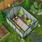 Harvester Walk-In Aluminium Polycarbonate Greenhouse 8ft x 12ft