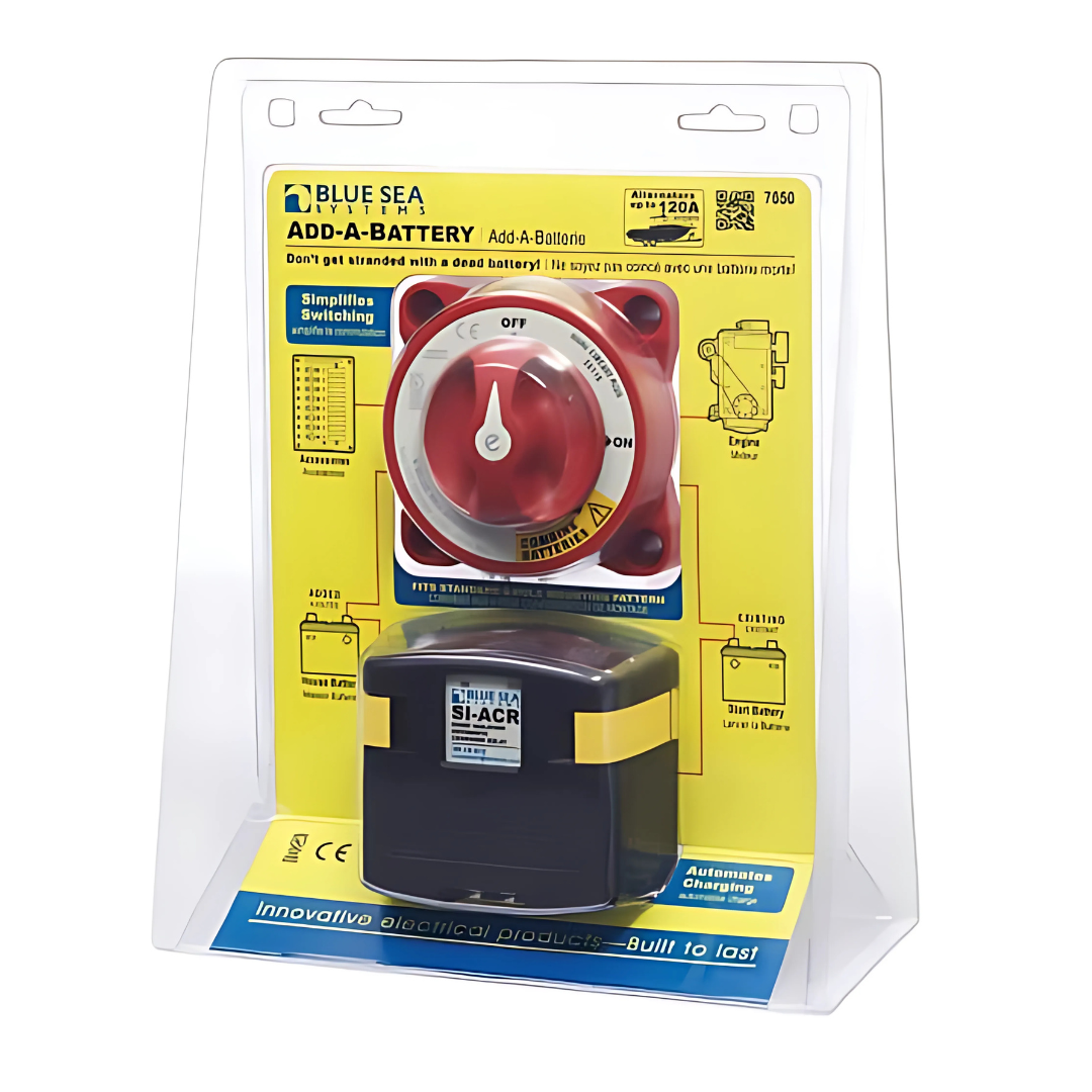 Blue Sea Systems Mini Add-A-Battery Kit - 65A 7649