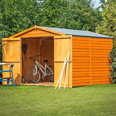 Overlap 10ft x 6ft Double Door Apex Shed