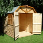 Shiplap 7ft x 7ft Double Door Barn Shed w/Window