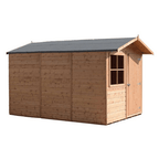 Shiplap 7ft x 10ft Single Door Apex Barraca Shed w/ Window
