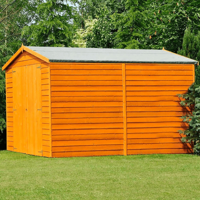 Overlap 10ft x 6ft Double Door Apex Shed