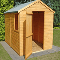 Shiplap Single Door Apex Shed w/ Window - All Sizes