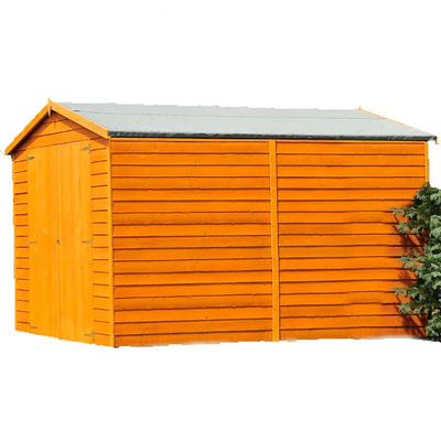 Overlap 10ft x 6ft Double Door Apex Shed