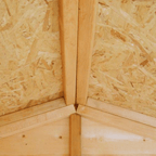 Shiplap Single Door Apex Shed w/ Window - All Sizes