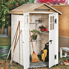 Double Door Tuscany Evo 120 PVC Shed w/ Windows - All Sizes