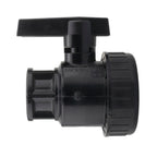 ¾” BSP Water Butt Fitting with Full Flow PP Valve and 32mm MDPE Fitting