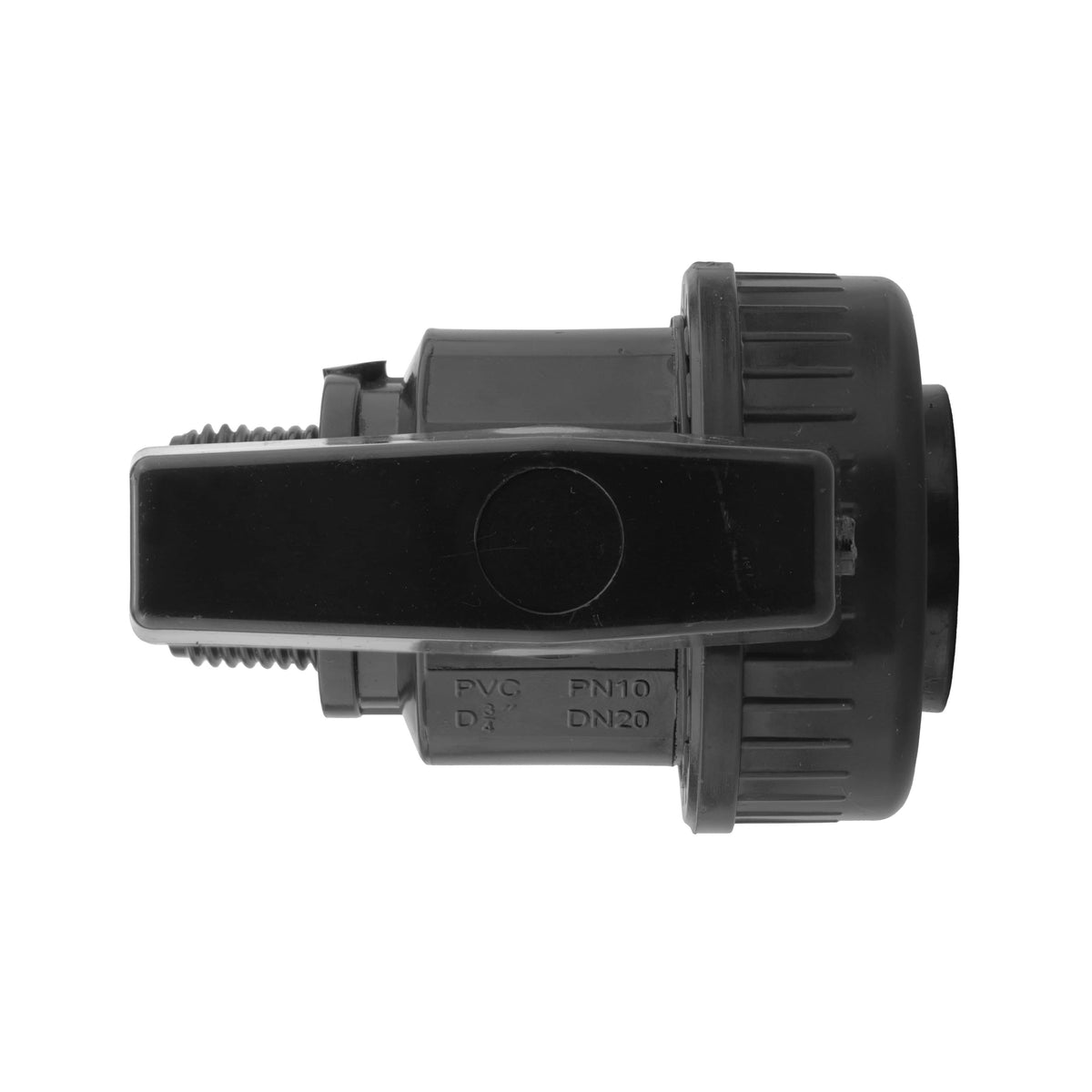 Wall Flange Kit 32mm MDPE + Large Plastic Valve & 32mm MDPE Straight