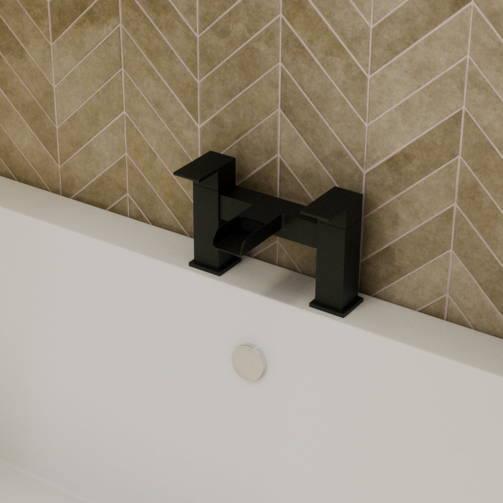 Kinetic Square Waterfall Bath Filler Tap